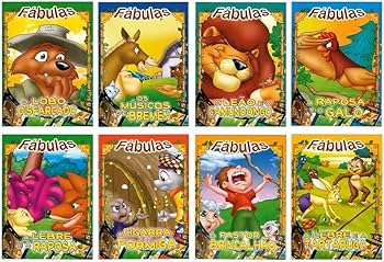 LIVRO SOLAPA C/8 FABULAS RIDEEL
