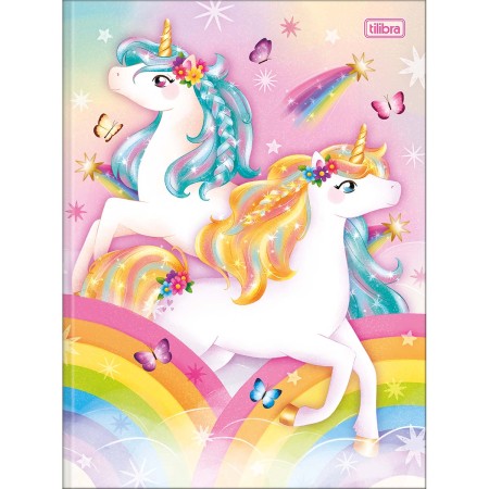 CADERNO BROCH UNIV CD 80F C/5 BLINK FEM TILIBRA