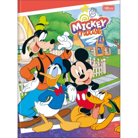 CADERNO BROCH UNIV CD 80F C/5 MICKEY TILIBRA