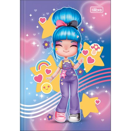 CADERNO BROCH UNIV CD 80F C/5 LA LIZ FEM TILIBRA