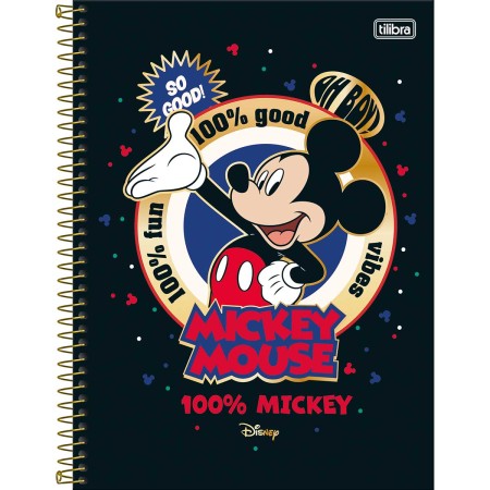CADERNO ESP UNIV CD 10M 160F C/4 MICKEY TILIBRA