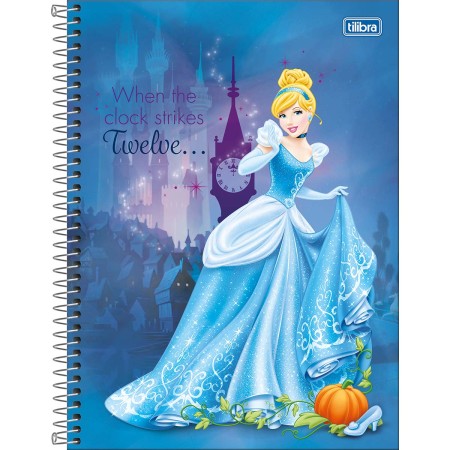CADERNO ESP UNIV CD 1M 80F C/4 PRINCESAS TILIBRA