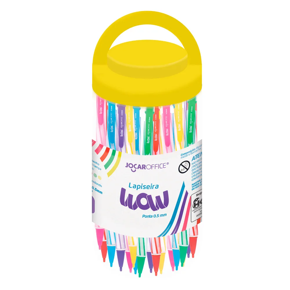 LAPISEIRA 0.7MM C/24UN WOW CORES JOCAR