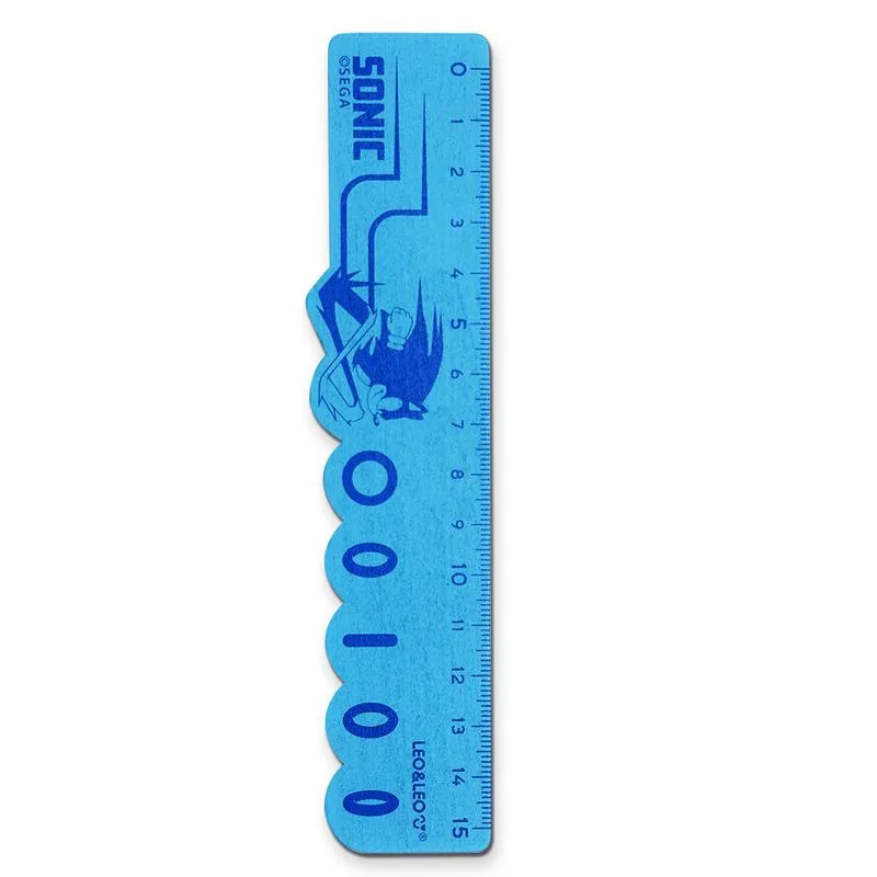 REGUA 15CM MADEIRA SONIC AZ LEO E LEO