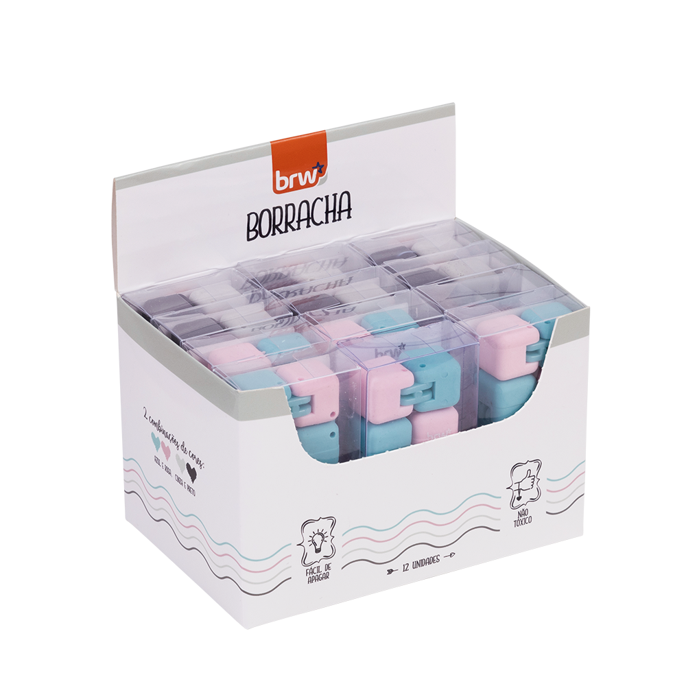 BORRACHA ANTI ESTRESSE C/12UN CORES BRW