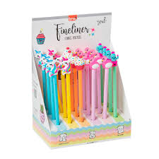 CANETA HIDROG  0.4 C/24UN FINELINER ENJOY CORES BRW