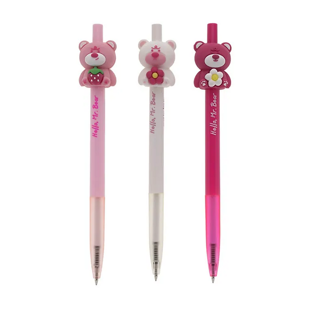 CANETA ESF 0.7 RETRATIL LOVE URSINHO PR MOLIN
