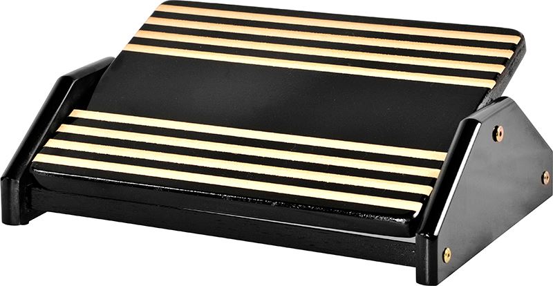 APOIO ERGONOMICO MDF P/PES BLACK PIANO SOUZA