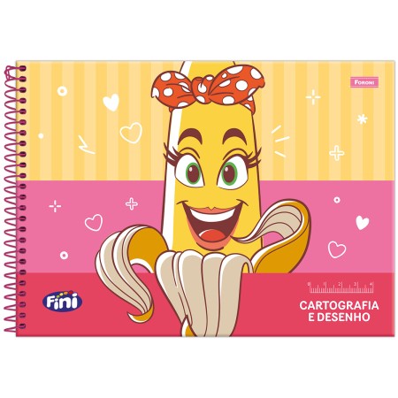 CADERNO ESP CARTOG CD 80F C/5 FINI SQUAD FORONI