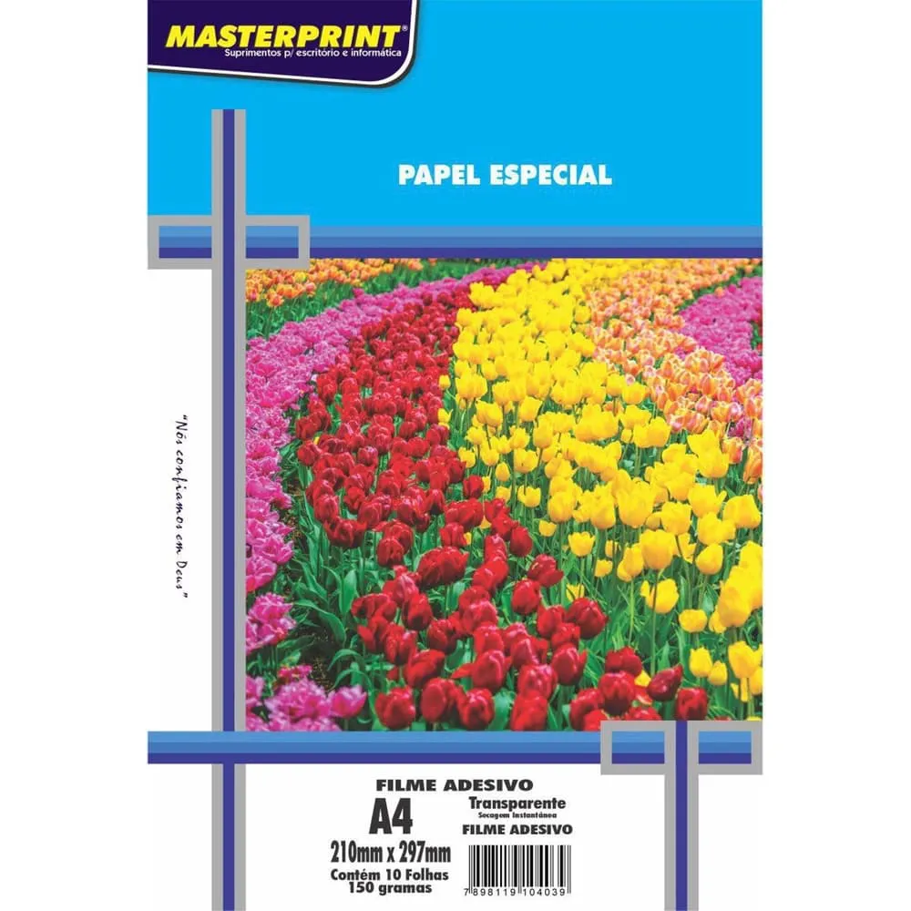 PAPEL A4 FILME ADES INKJET 150G 10F TR MASTERPRINT
