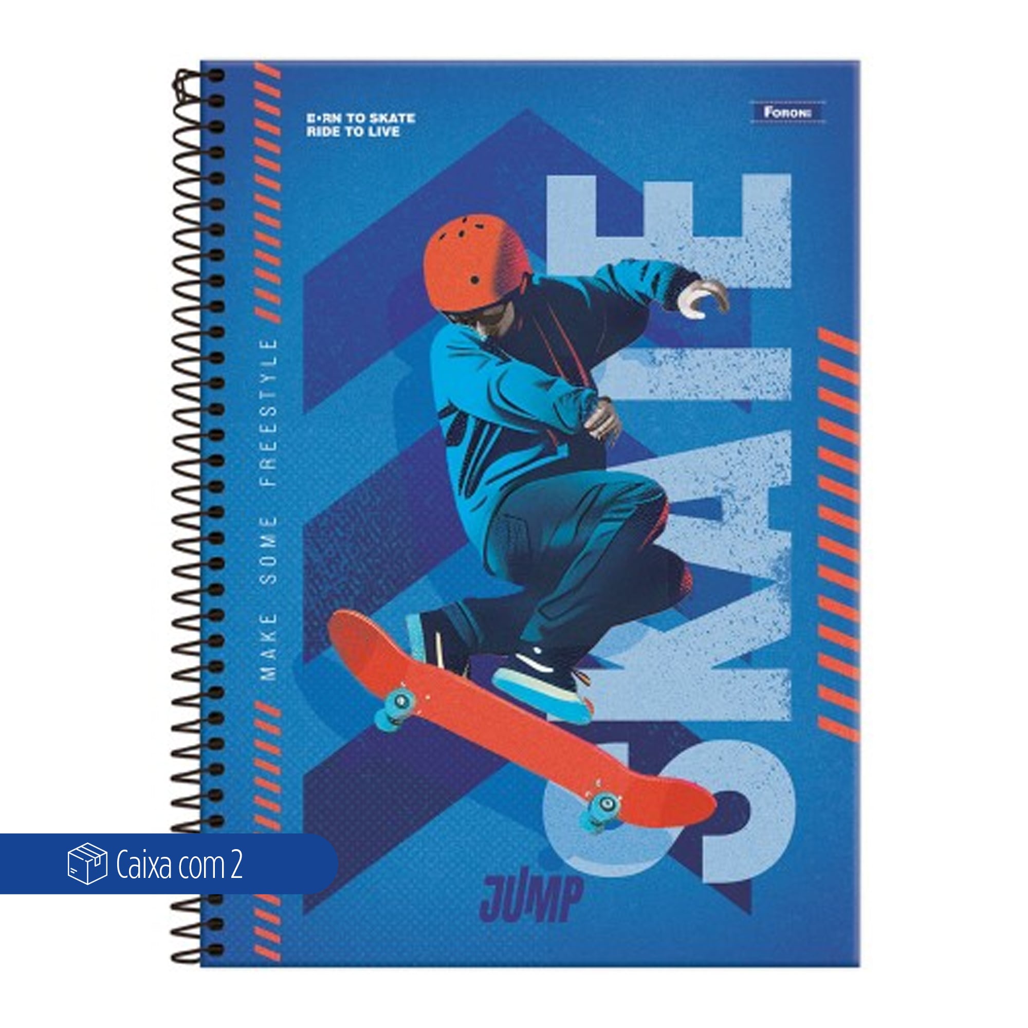 CADERNO ESP UNIV CD 15M 300F C/2 JUMP FORONI