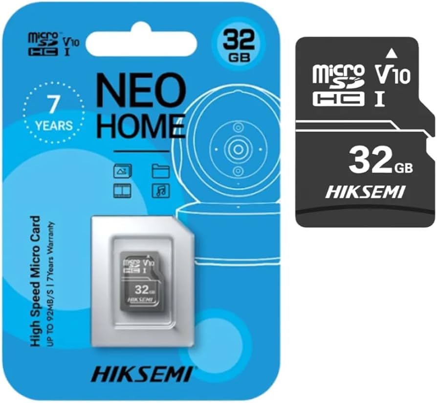 CARTAO MEMORIA MICROSD 32GB NEO HOME HIKSEMI
