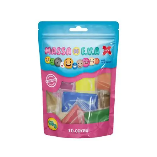MASSA MODELAR EVA 50G 13.022 10 CORES MAKE+