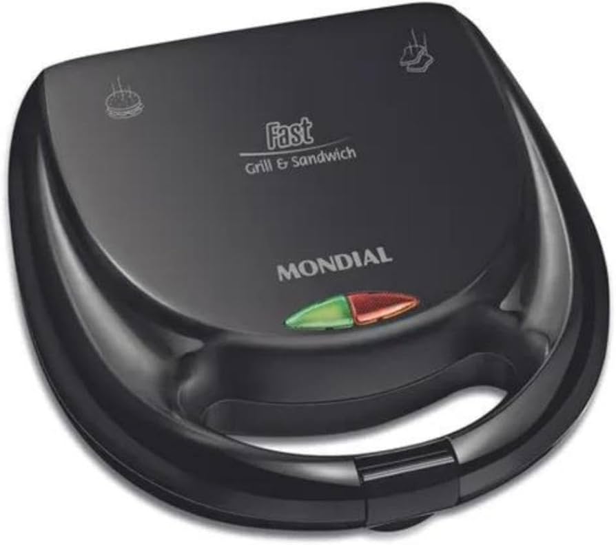 SANDUICHEIRA E GRILL 750W S-12 220V MONDIAL