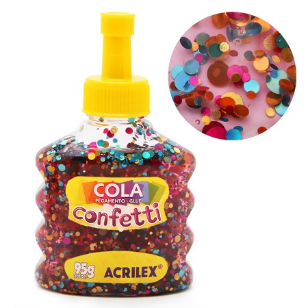 COLA CONFETTI 95G CARNAVAL ACRILEX