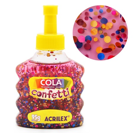 COLA CONFETTI 95G FANTASIA ACRILEX