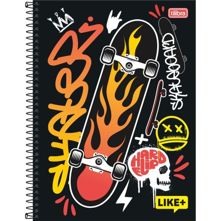 CADERNO ESP UNIV CD 1M 96F C/4 LIKE+ MASC TILIBRA