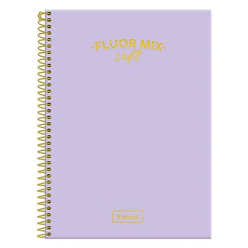 CADERNO ESP UNIV CD 1M 80F C/4 FLUOR SOFT FORONI