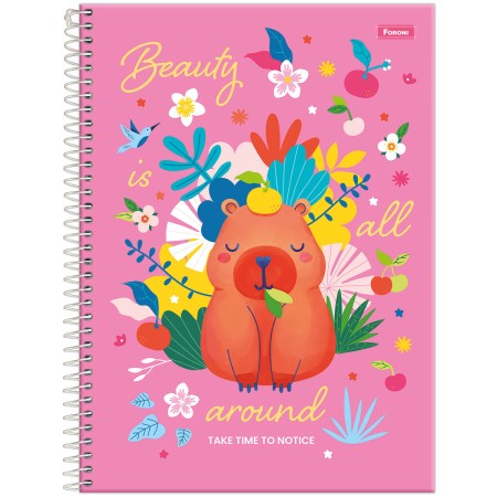 CADERNO ESP UNIV CD 1M 80F C/4 AMAZZU FORONI