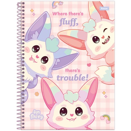 CADERNO ESP UNIV CD 10M 160F C/4 FUNFINITY FORONI