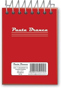CADERNETA ESP FLEX 1/16 40F C/40 CORES PAUTA BRANCA