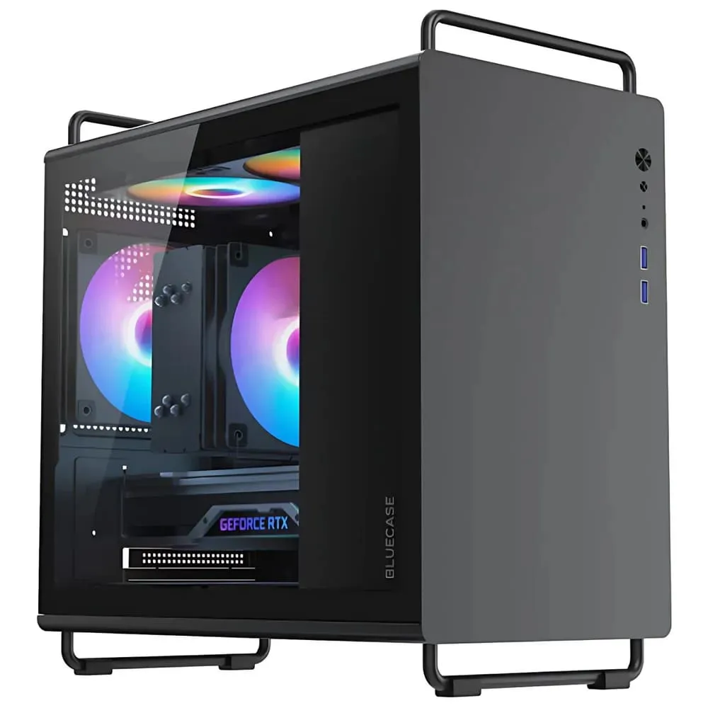 GABINETE S/FONTE GAMER C/VIDRO ARGB BG-056 TINY PR