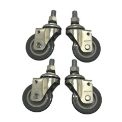 KIT RODIZIO C/4UND ATE 40KG S/ TRAVA MAXMETAL