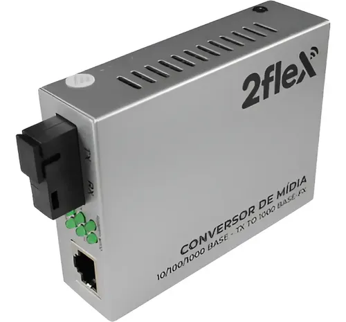 CONVERSOR MIDIA FIBRA OPTICA P/ 2F-F1000-LB-10 2FLEX