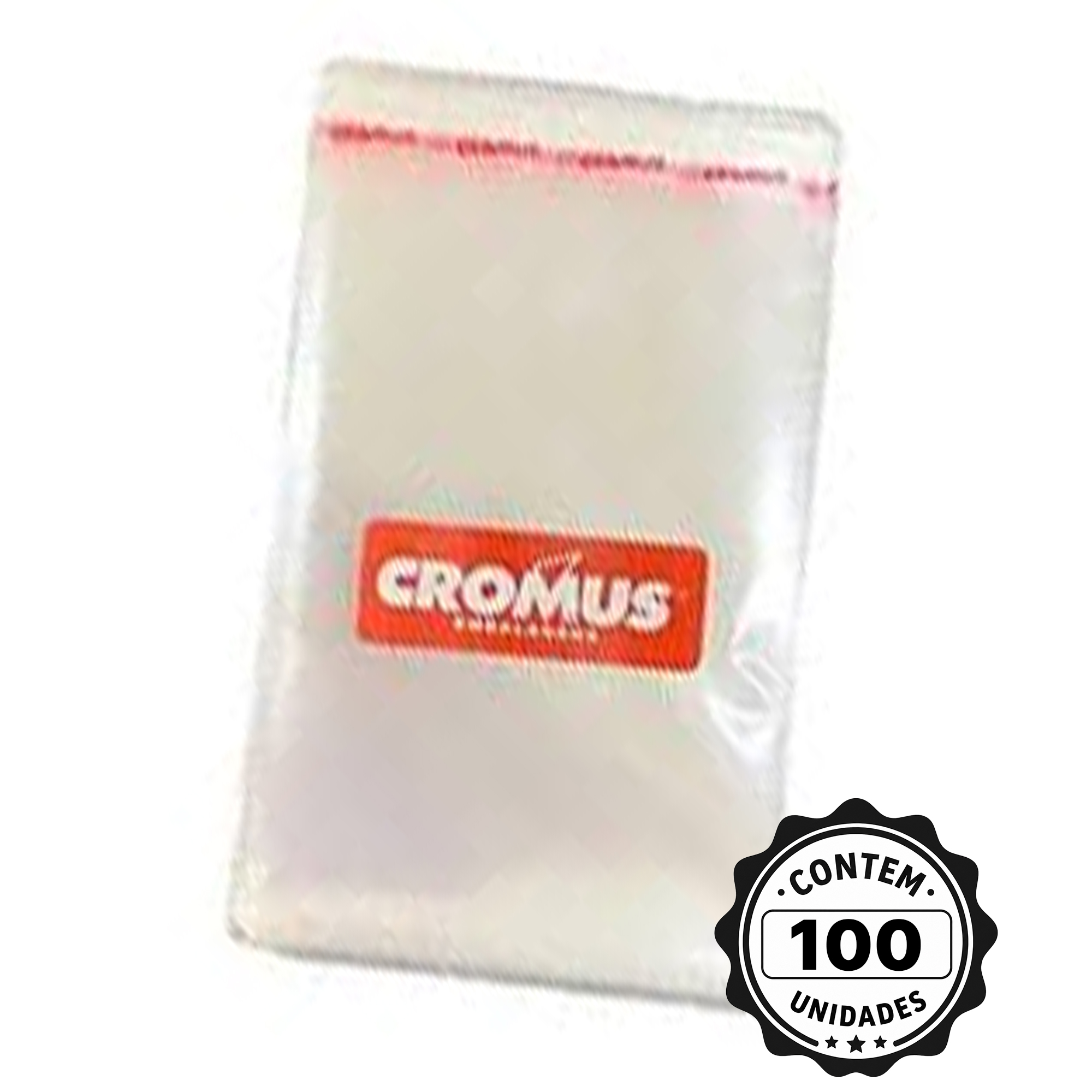 SACO TRANSP ADES C/ABA 8X8 + 3CM C/100 CROMUS
