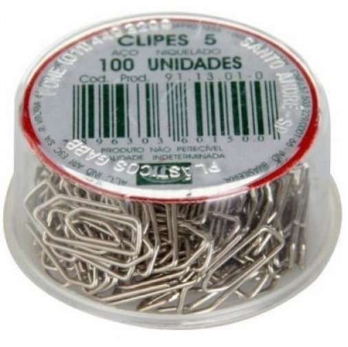 CLIPS N5  AÇO NIQUELADO ACC