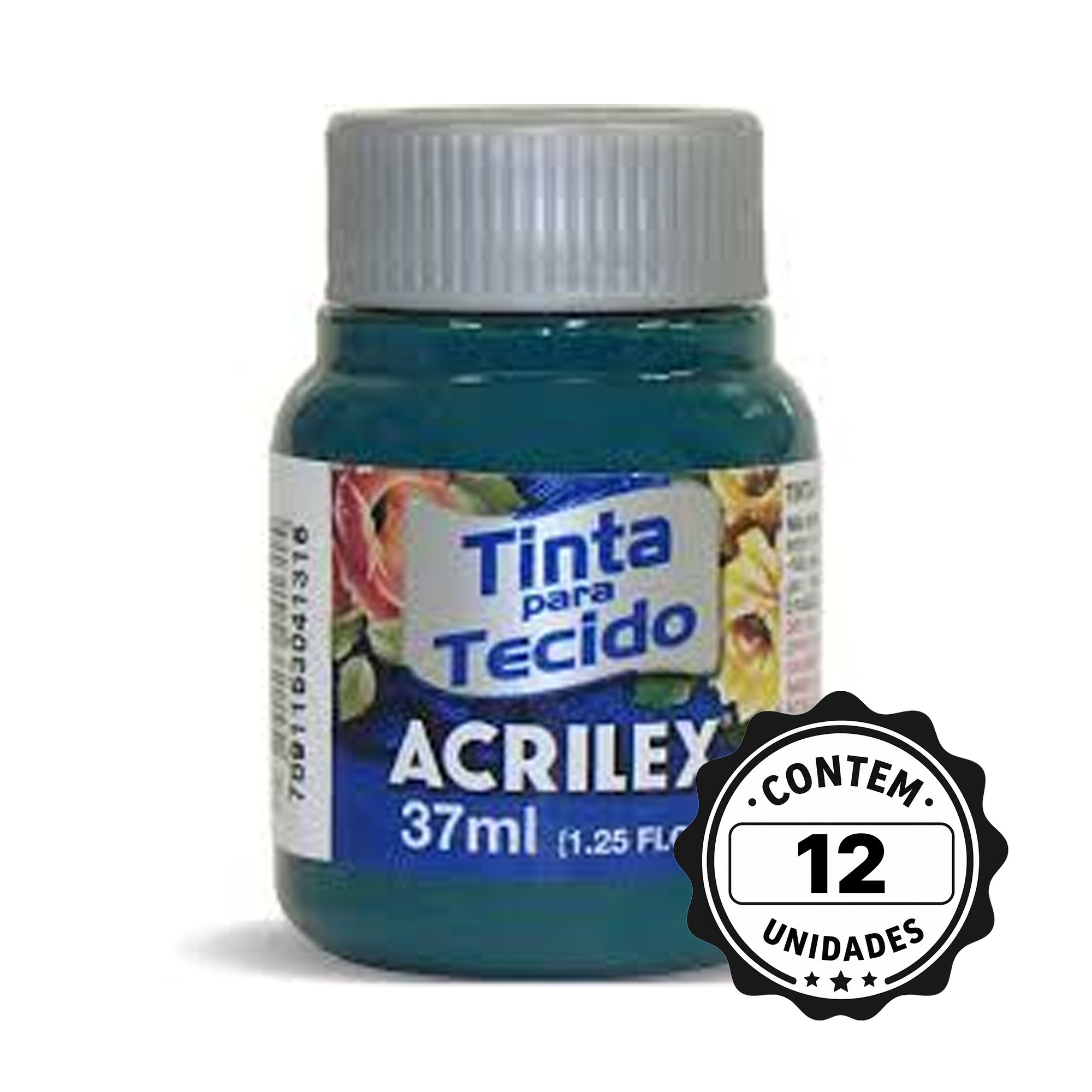 TINTA P/TECIDO 37ML 511 FOSCA C/12 VD BANDEIRA ACRILEX