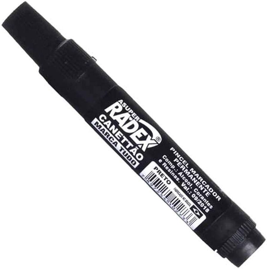 MARCADOR PERM CANETTAO PONTA M VD RADEX