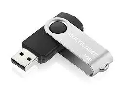 PENDRIVE 8GB PD587 TWIST PR MULTILASER