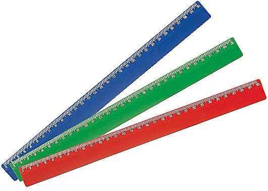 REGUA 30CM CORES WALEU