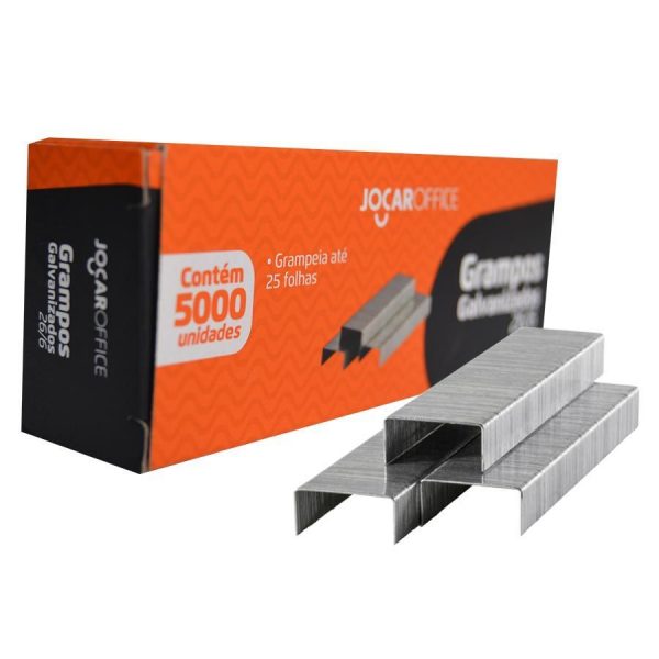 GRAMPO 26/6 GALVANIZADO C/ 5000UN JOCAR