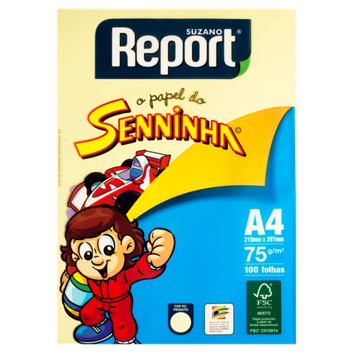PAPEL A4 100F 75G AM SENNINHA REPORT